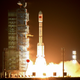 An unmanned Tiangong-1 lab module being launched in 2011. Photo: AP